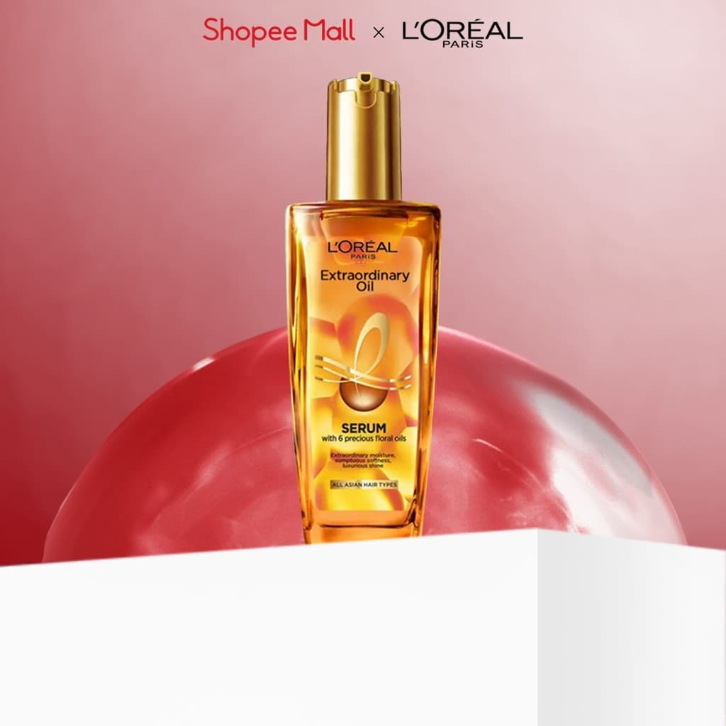 Dầu dưỡng tóc chiết xuất tinh dầu hoa tự nhiên L'Oreal Paris Elseve Extraordinary Oil Ultra Nourishing 100ml