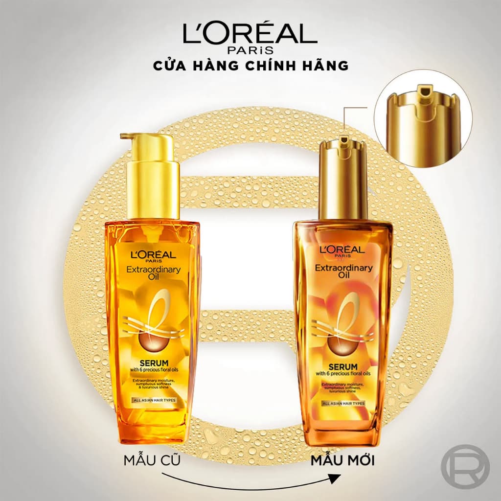 Dầu dưỡng tóc chiết xuất tinh dầu hoa tự nhiên L'Oreal Paris Elseve Extraordinary Oil Ultra Nourishing 100ml 2